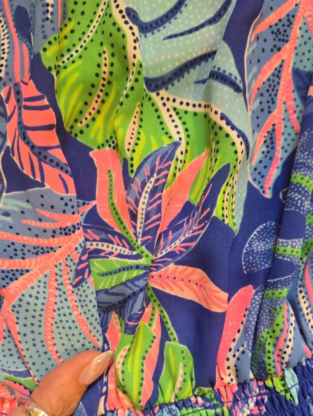 Lilly Pulitzer Pamelyn "Beleaf in Yourself" Halter Dress - Picture 7 of 13